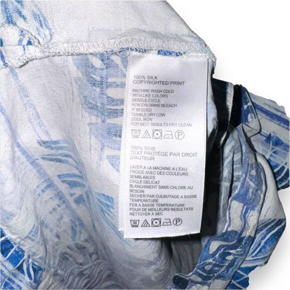 Tommy Bahama Nashville Predators Silk Print Camp Shirt M - Picture 7 of 8